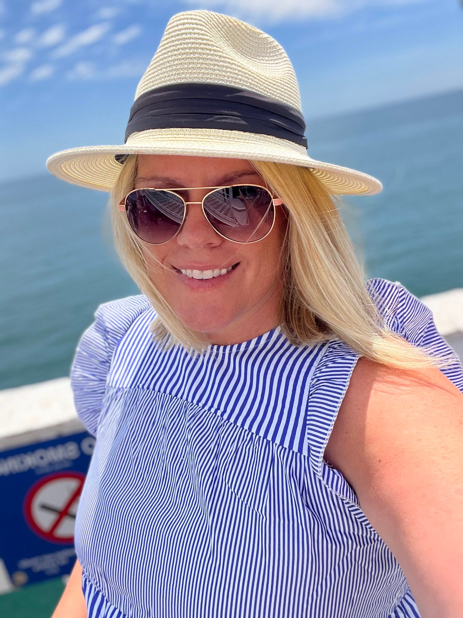 Kelly from Budget Travel Mom on a family vacation